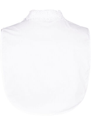 Løs krave med blonder, Bright White, Packshot image number 1