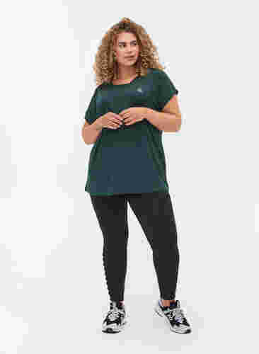 Ensfarvet trænings t-shirt, Green Gables, Model image number 3