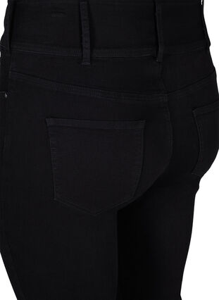 Super slim Bea jeans med ekstra høj talje, Black, Packshot image number 3
