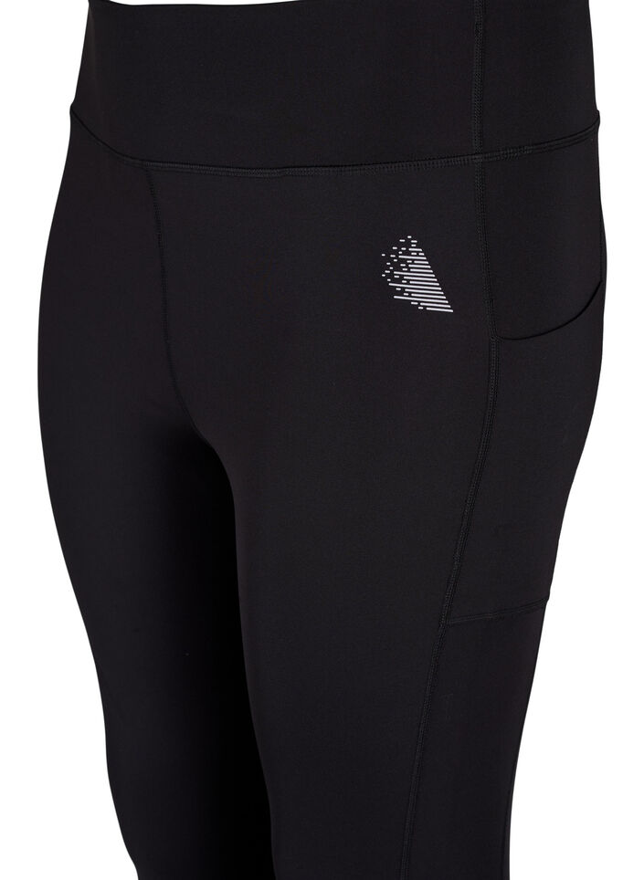CORE, POCKET TIGHTS - Træningstights med lomme, Black, Packshot image number 2
