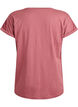 Kort&aelig;rmet t-shirt i bomuldsblanding, Lyser&oslash;d, Packshot image number 1