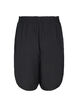Løse bermuda shorts med smock, Black, Packshot image number 1