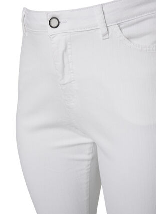 Ellen bootcut jeans med høj talje, White, Packshot image number 2