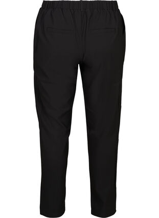 Klassiske bukser med stretch, Black, Packshot image number 1