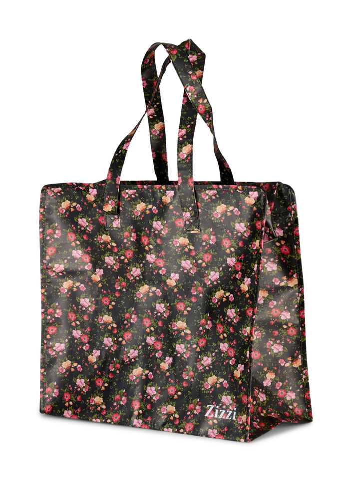 Shopping bag med lynlås, Bittersweet Flower, Packshot image number 1
