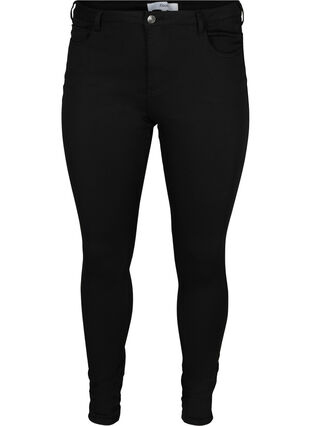 Stay black Amy jeans med høj talje, Black, Packshot image number 0