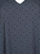 V-hals kjole med print, Navy Graphic AOP, Packshot image number 2