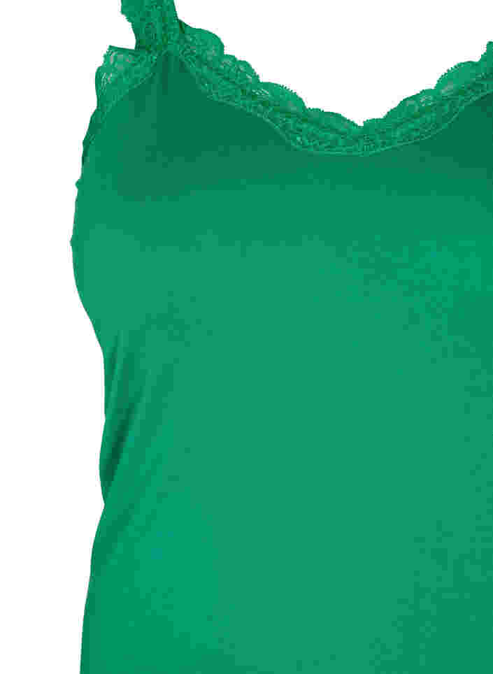 2-pak top med blonder, Navy B/Jolly Green, Packshot image number 3