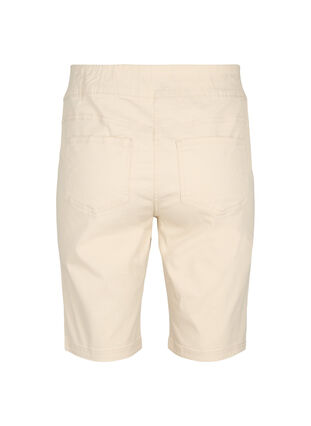 Tætsiddende shorts med baglommer, Fog, Packshot image number 1