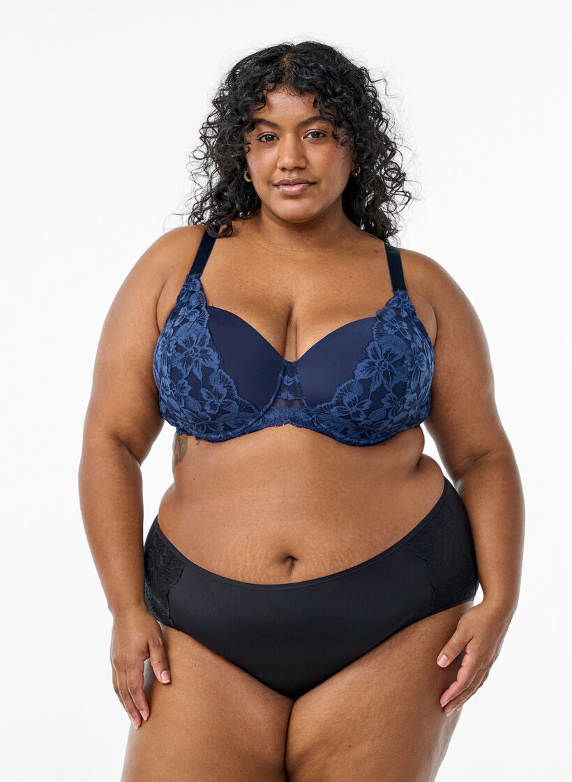 2-pak trusse med regulær talje, Sort, Model image number 0