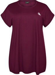 Lang tr&aelig;nings t-shirt, Lilla