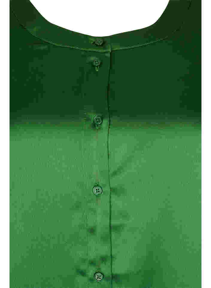 Lang shiny skjorte med slids, Formal Garden, Packshot image number 2