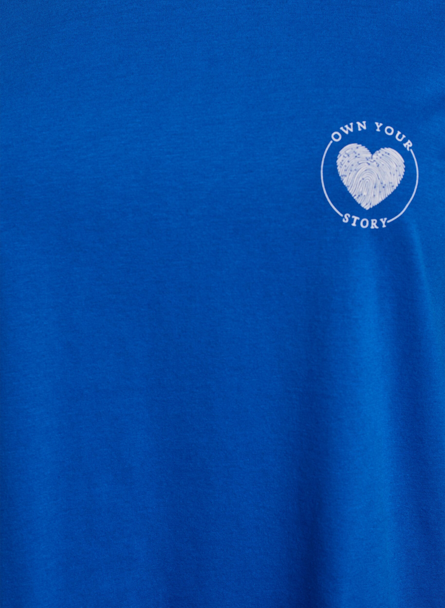 ZizziT-shirt med motiv, Bl&aring;, Packshot image number 2