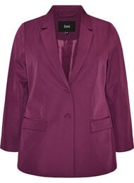 Klassisk blazer med knaplukning, Lilla