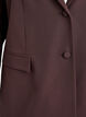 Klassisk blazer med knaplukning, Brun, Packshot image number 2