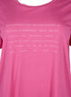 T-shirt med tekst motiv, Shocking Pink W.Pink, Packshot image number 2