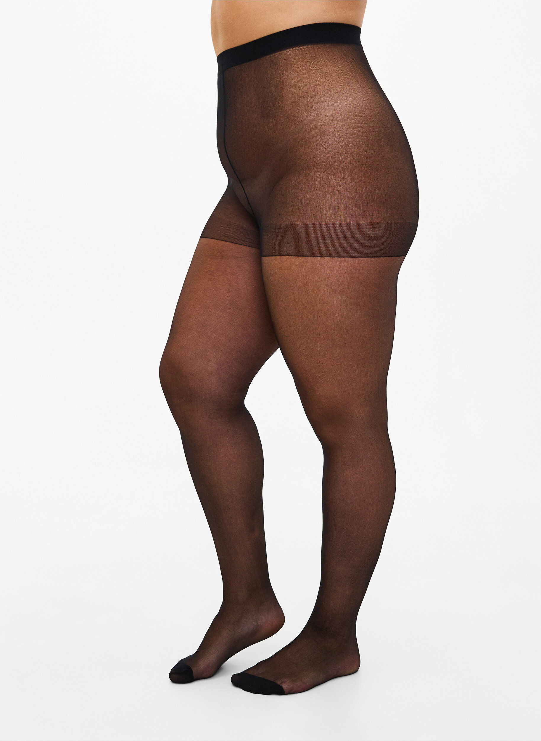 2-pak str&oslash;mpebukser i 20 denier, Sort, Model