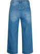 Cropped jeans med vidde, Blå, Packshot image number 1