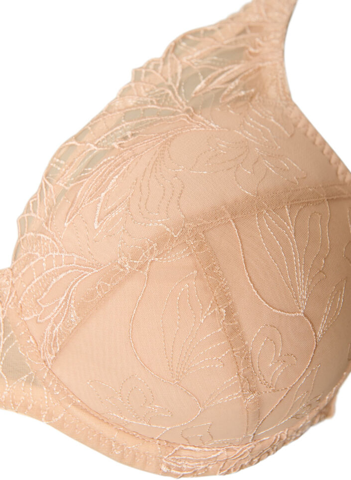Vatteret blonde bh med b&oslash;jle, Beige, Packshot image number 2