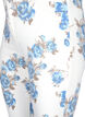 Super slim Amy jeans med blomsterprint, Hvid, Packshot image number 2