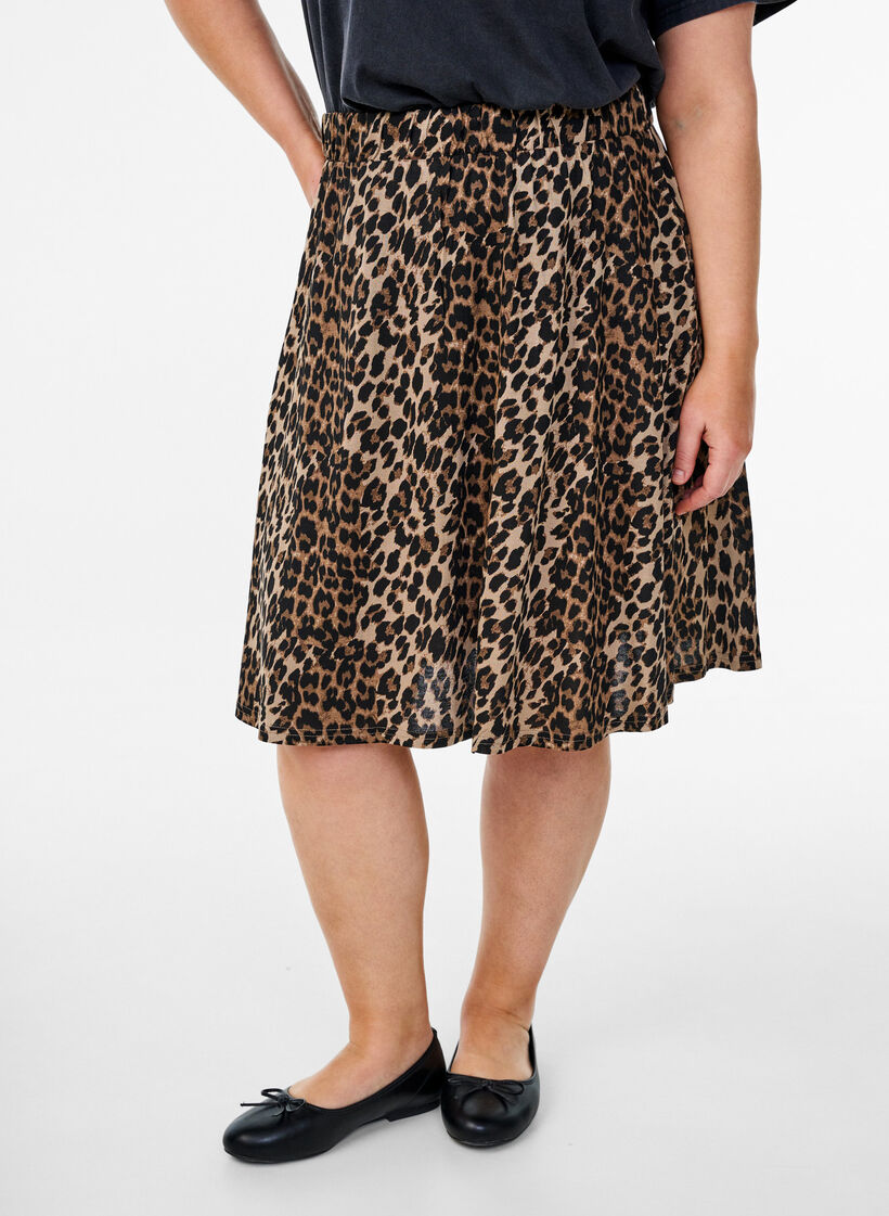 2-pak skaternederdele i viskose, Sort, Model image number 2