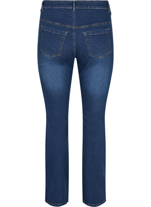 Højtaljet Ellen bootcut jeans, Dark blue, Packshot image number 1