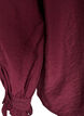 Skjortebluse med broderede blomsterapplikationer, R&oslash;d, Packshot image number 3