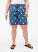 Højtaljede Mille shorts med broderede blomster, L.B. Flower, Model image number 2