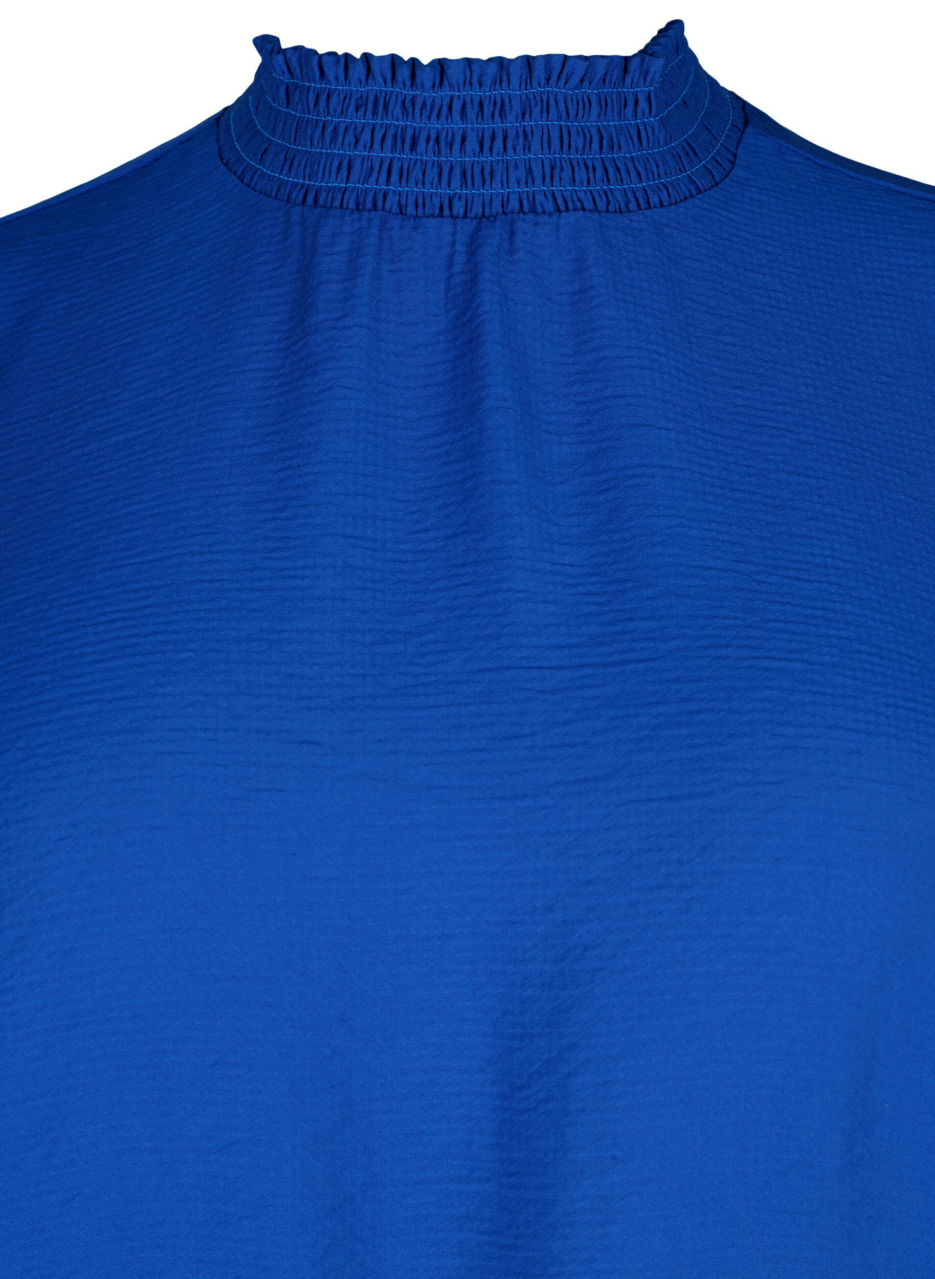 Zizzi Smockbluse i viskose, Surf the web, Packshot image number 2