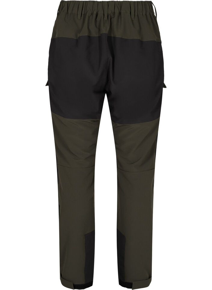 Vandafvisende hiking bukser med lommer, Forest Night, Packshot image number 1