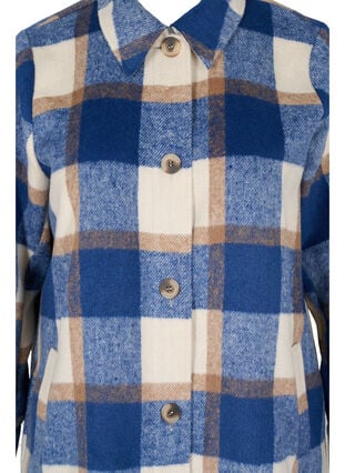 Ternet skjortejakke , Blue Check, Packshot image number 2