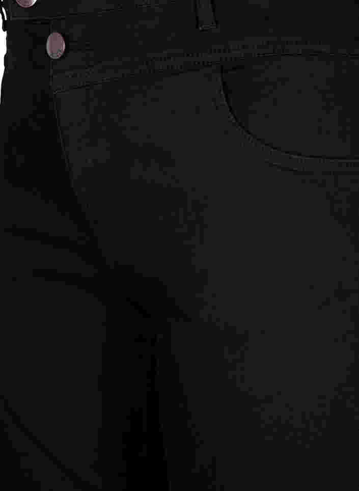 Regular fit Gemma jeans med høj talje, Black, Packshot image number 2