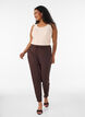 Cropped Maddison bukser, Brun, Model image number 0
