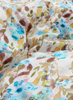 Mønstret sengesæt i bomuld, Multi color AOP, Packshot image number 3