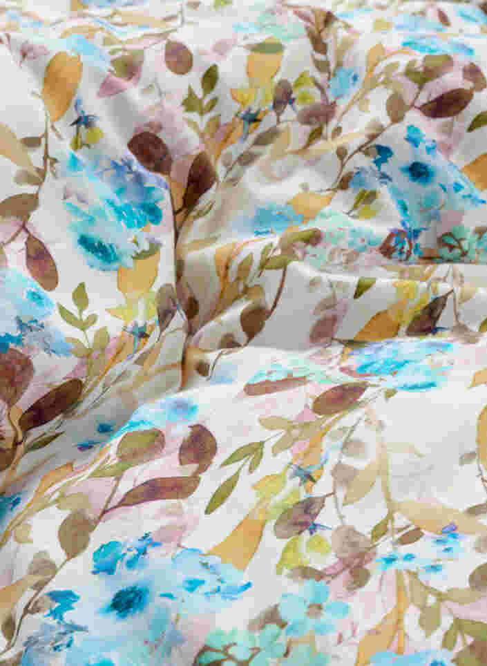 Mønstret sengesæt i bomuld, Multi color AOP, Packshot image number 3
