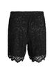 Blondeshorts med h&oslash;j talje og lommer, Sort, Packshot image number 1
