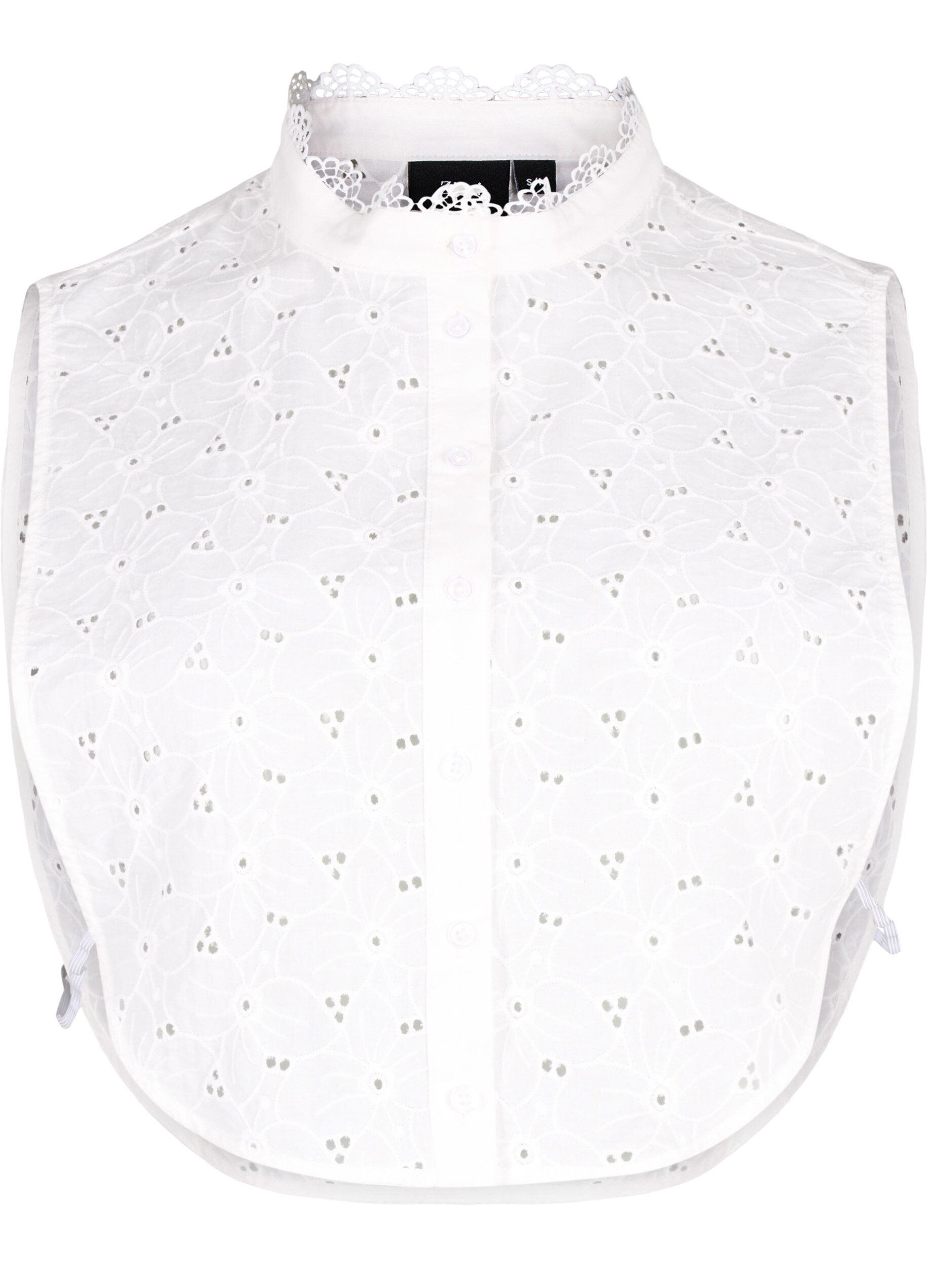 Zizzi Krave i broderi anglaise, Bright White, Packshot image number 0