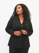 Blazer med en enkelt knaplukning, Black, Model image number 0