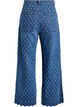 Myra jeans med wide fit og distressed m&oslash;nster, Bl&aring;, Packshot image number 1