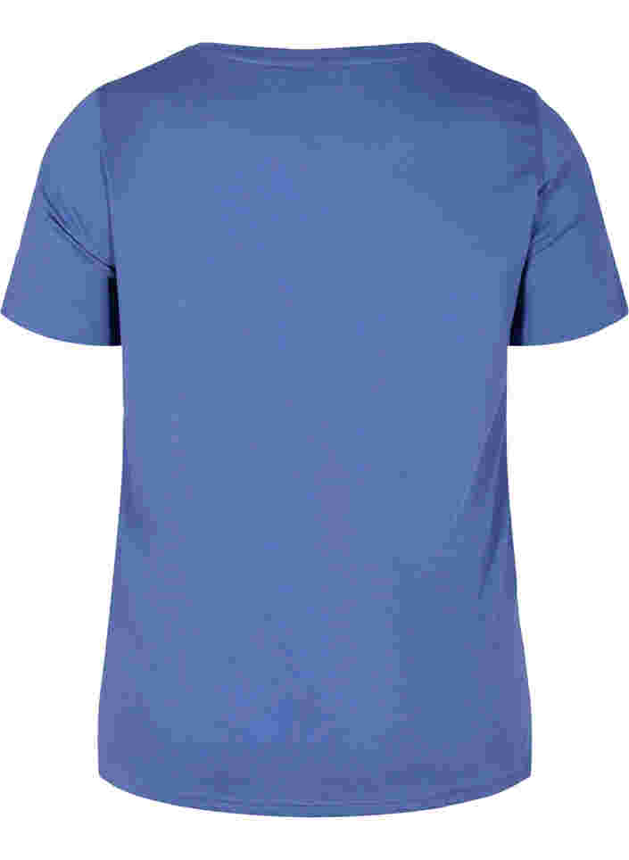 Bomulds t-shirt med tryk, Coastal Fjord AOP, Packshot image number 1