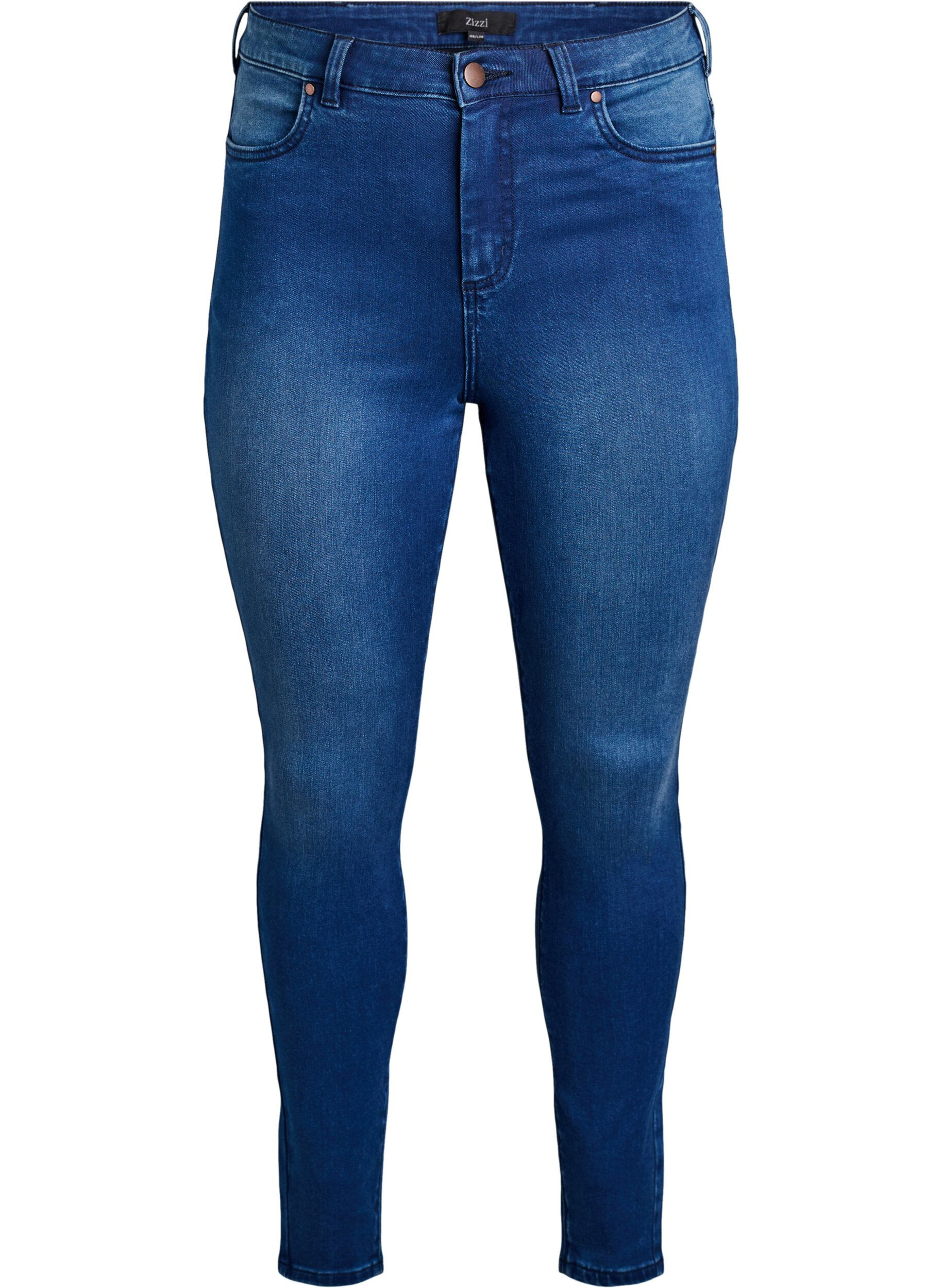 Super slim Amy jeans med h&oslash;j talje