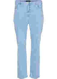 Ekstra højtaljet Megan jeans , Light blue