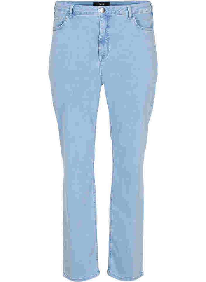 Ekstra højtaljet Megan jeans , Light blue, Packshot