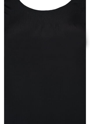 Viskose kjole med rygdetalje, Black, Packshot image number 2