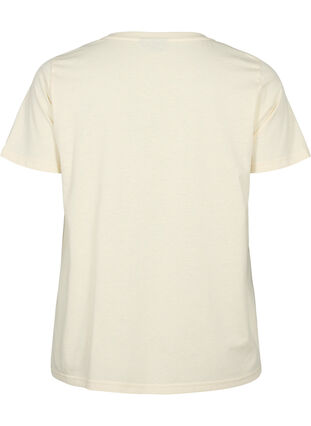 Kortærmet t-shirt med v-udskæring, Birch, Packshot image number 1