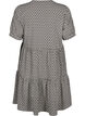 FLASH - Kjole med print og a-snit, Black White Graphic, Packshot image number 1