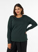 Lang&aelig;rmet basis T-shirt med rund hals, Gr&oslash;n, Model image number 0
