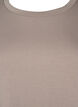 Bluse i modalmix med rund hals, Beige, Packshot image number 2