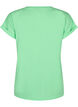Kort&aelig;rmet t-shirt i bomuldsblanding, Gr&oslash;n, Packshot image number 1