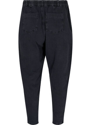 Slouchy fit Saga jeans med høj talje, Grey Denim, Packshot image number 1